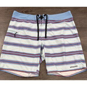 Patagonia Mens Stretch Planing Board Shorts Swim Sz 36 EUC
